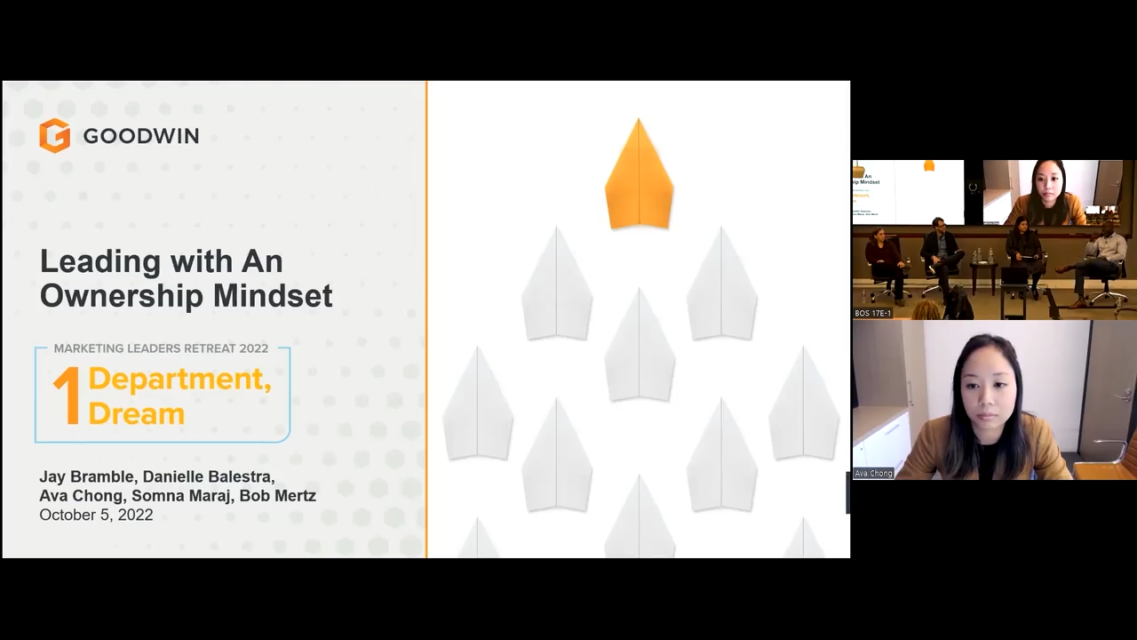 Marketing Leaders Retreat: Ownership Mindset